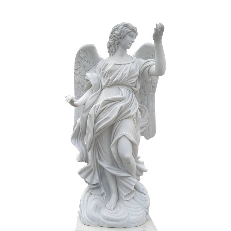 fehér kő angyalok szobra beton angyalszobrok