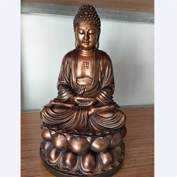 yuqori sifatli antiqa bronza Budda haykali