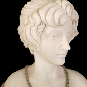 ຂາຍຮ້ອນ custom marble stone bust satue