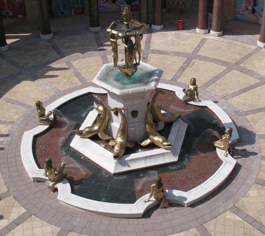 Una de les més populars per a escultures de bronze antic: font d'aigua d'escultura de pedra de marbre o bronze de gran mida natural per a l'exterior - Atisan Works