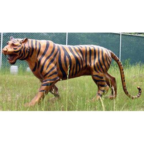 Visokokakovosten, vroče prodajan ulit bronast veliki kip tigra v naravni velikosti