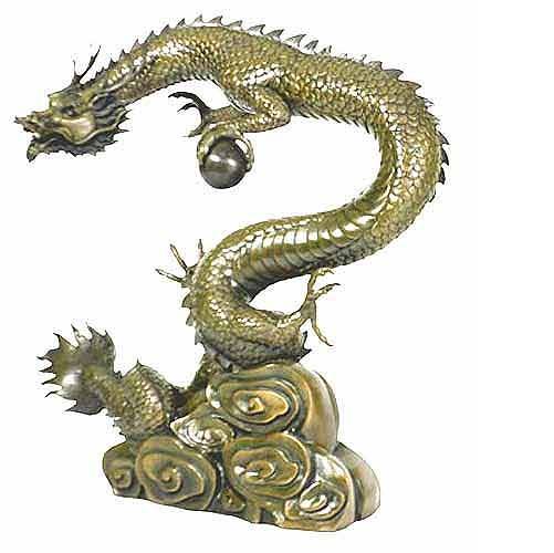 Горячие продажи на заказ большие наружные бронзовые статуи дракона в натуральную величину скульптура украшение сада