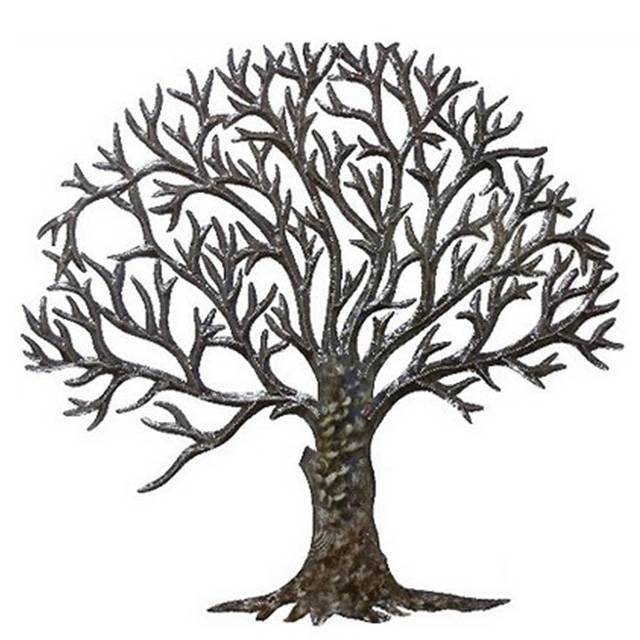 Ժամանակակից բնական չափի մետաղական չժանգոտվող պողպատից քանդակ Կենաց ծառի քանդակ՝ բացօթյա ձևավորման համար