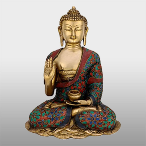 Naša veľká náboženská bronzová socha Budhu