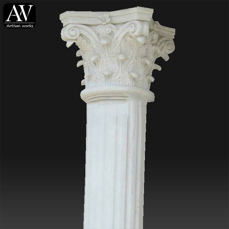Geros kokybės architektūrinė skulptūra – aukštos kokybės gera kaina, grožio poliuretano dekoratyvinis PU namo vartų kvadratinių stulpų dizainas – Atisan Works