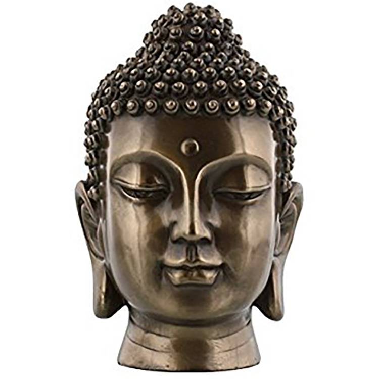 Dekorasi Penjualan Panas Kepala Buddha Perunggu