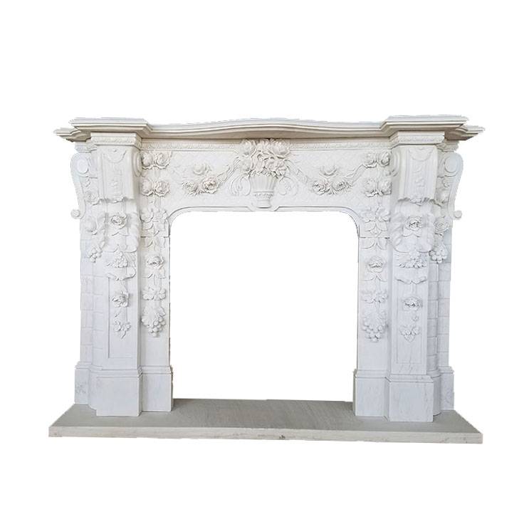 ຕົກແຕ່ງ inserts ອອກແບບ fireplace marble