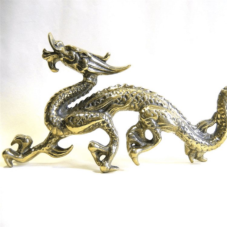 Livrare rapidă pentru statuia delfin din bronz - sculpturi mari de dragon din alamă din bronz chinezesc din metal pentru grădină – Atisan Works