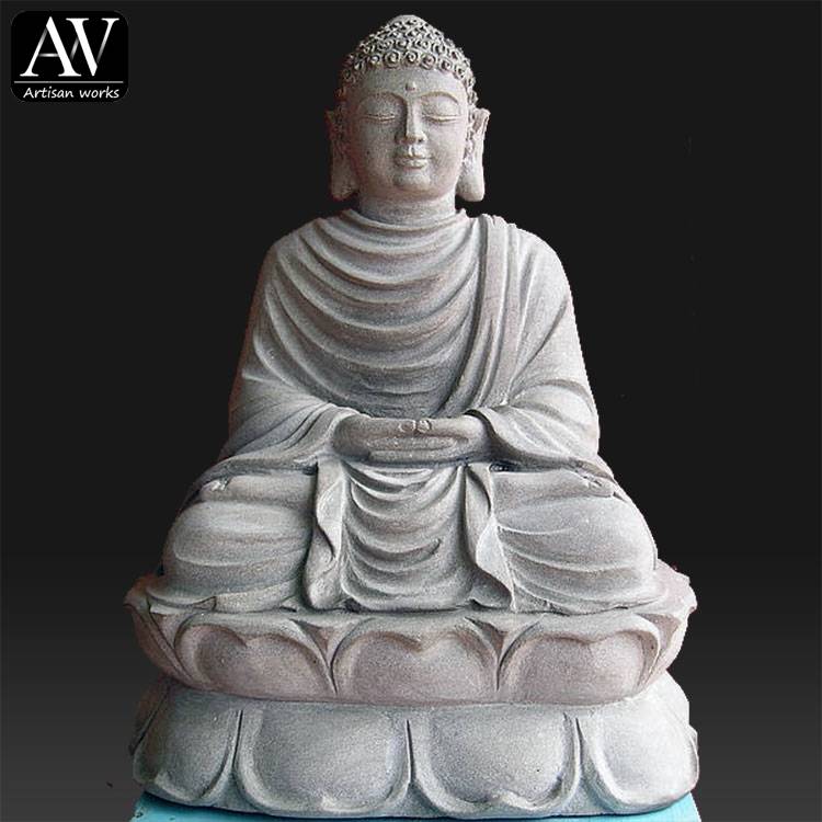 cerflun gwenithfaen gardd marmor carreg Buddha cerflun