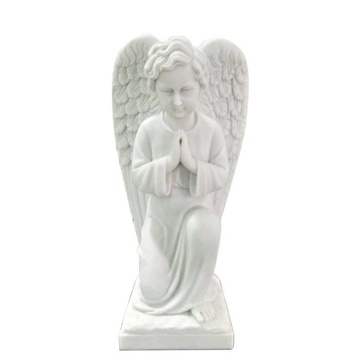 Angelo akmens statulos gamykla - parduodamos Europos rankomis raižytos religinės akmens skulptūros balto marmuro angelų statulos - Atisan Works