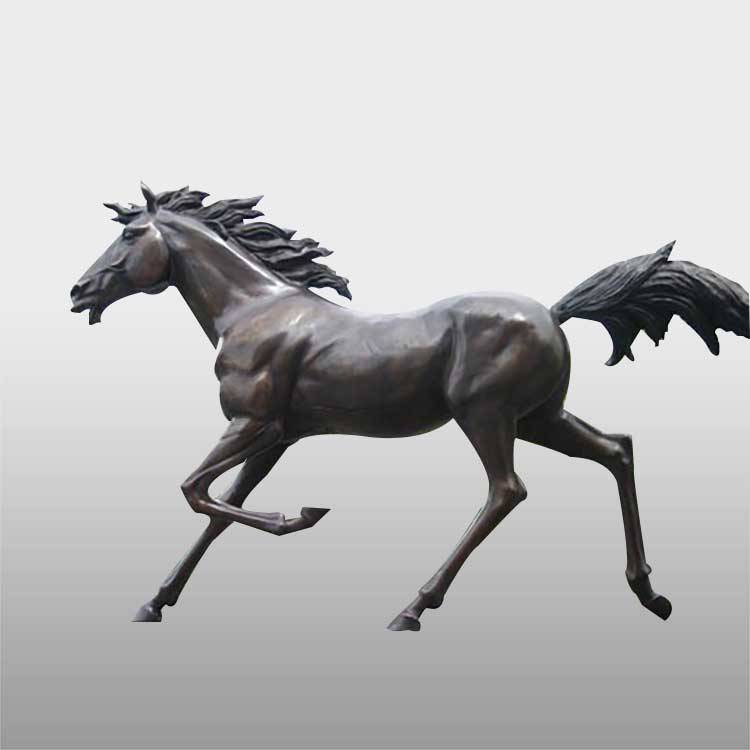 פסל בעלי חיים בגודל טבעי למכירה פסל סוס בגן ברונזה