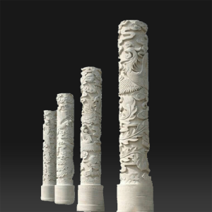 장식 맞춤형 실내 대리석 기둥 조각