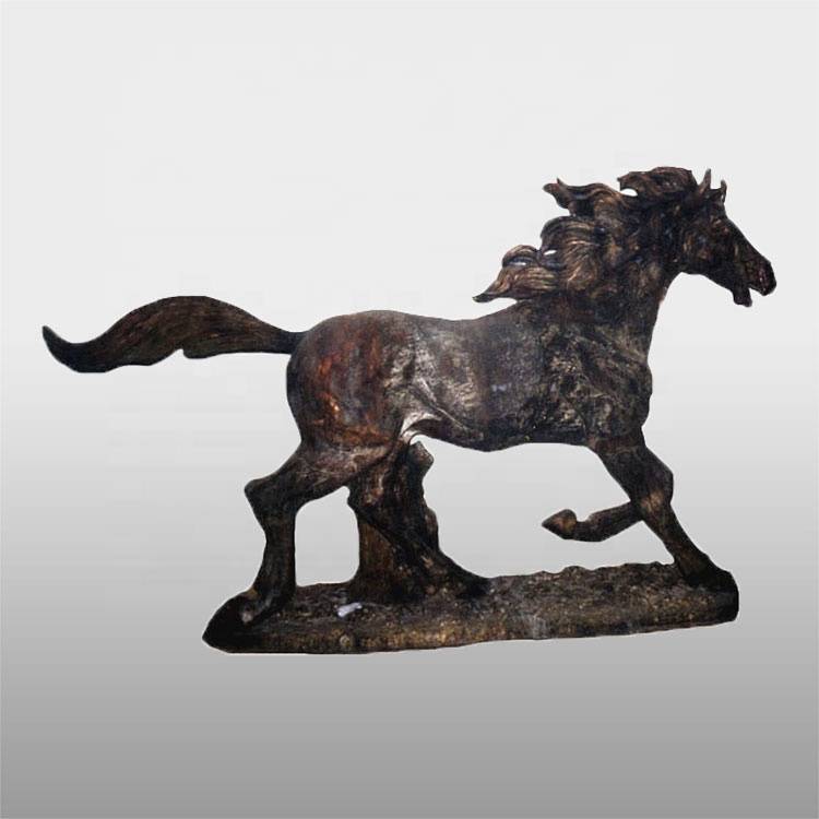 Scultura in ottone cinese all'ingrosso - Statua di cavallu in bronzu di grandezza naturale di vendita calda - Atisan Works