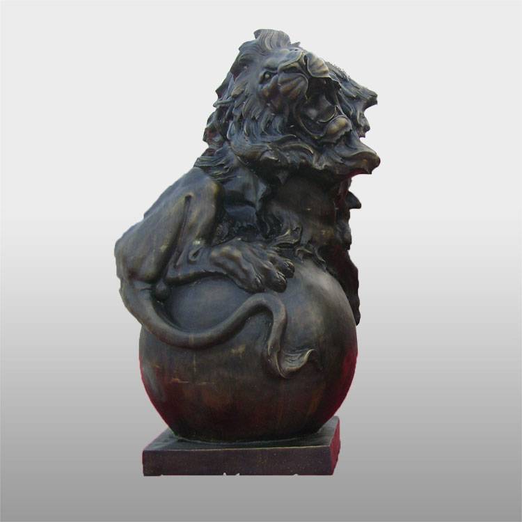 2018 новий стиль Бронзова скульптура орла - Зовнішнє оздоблення латунної статуї лева – Atisan Works