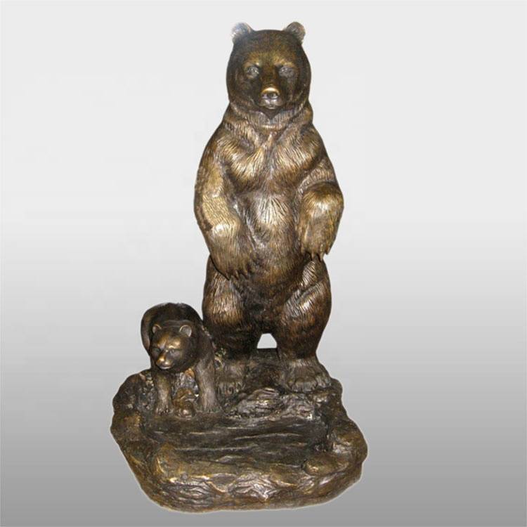 Estàtues femenines de bronze famoses d'alt rendiment - Escultura d'ós xinès de bronze gran de venda de fàbrica - Atisan Works