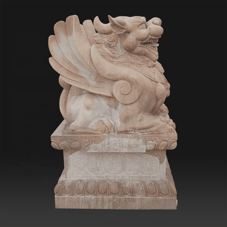 Amanti di sculture in pietra di leone di giardinu à pocu pressu