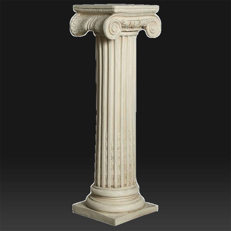 Escultura arquitectónica de buena calidad – Columnas romanas de mármol artificial de 13 pulgadas para decoración – Atisan Works