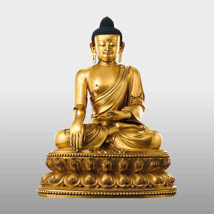 Naturaalsest messingist käsitsi valmistatud pronksist Buddha kuju