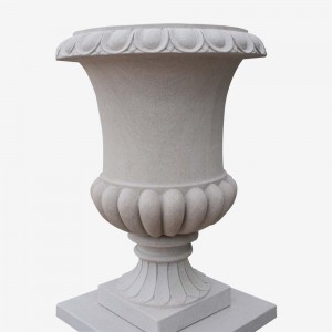 Jardinera d'urnes de jardí de marbre de pedra en venda