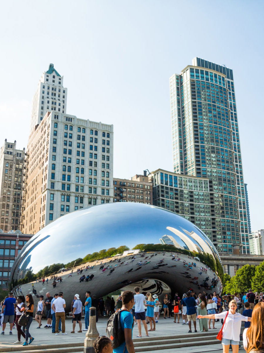 The Bean (Cloud Gate) di Chicago