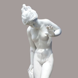 Anpassad naturlig marmor sten Venusskulptur i naturlig storlek