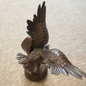 정원 장식 골동품 청동 독수리 조각