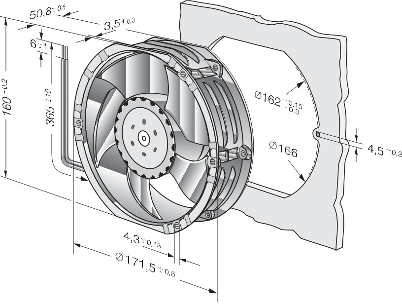 RS Announces the Availability of the New DiaForce 120mm Diagonal Compact Fan From ebm-papst