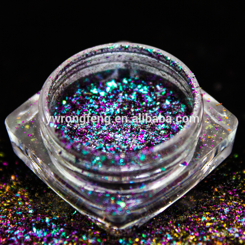 China wholesale Professional Wax Pots Manufacturer –  Candy Color Holographic Nail Glitter Powder Pigment Nail Powder Dust Nail Art Beauty Decor DIY Manicure Tool – Rongfeng