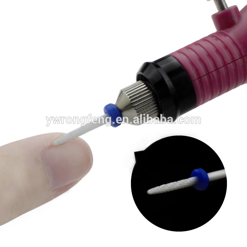 Electric Manicure Drills Machine Accessories Dead Skin Nail File Polish nail art Tools සඳහා සෙරමික් නිය සරඹ බිට්