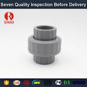 Upvc pipe fitting union connector of water pipe with good quality