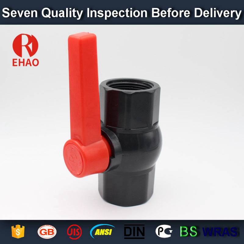 High reputation for
 1/2” PVC octagonal compact ball valve thread FPT x FPT Factory in America