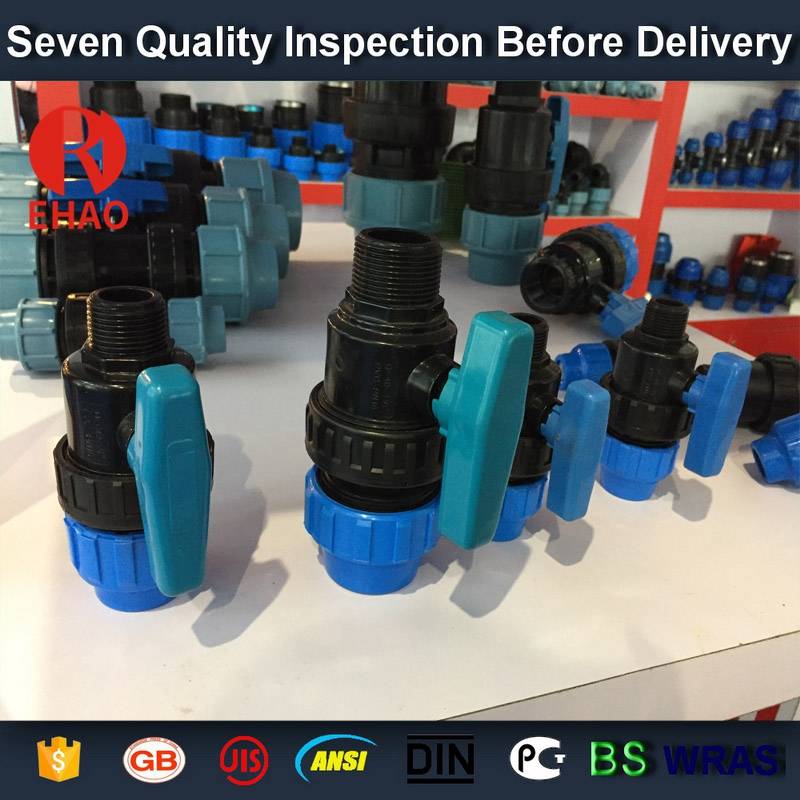 Massive Selection for
 1” socket /thread + sokect  PVC single union ball valve, solvent end Factory in Bolivia
