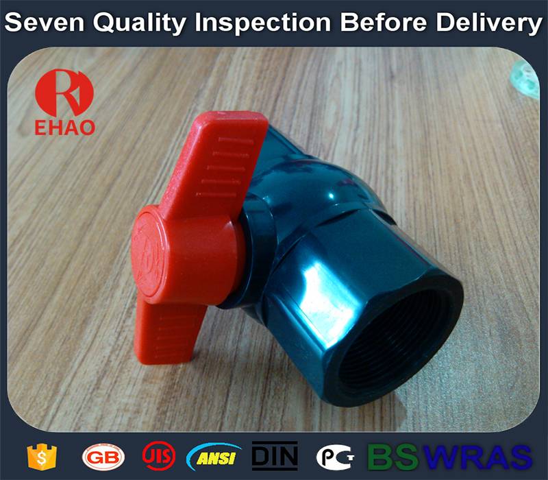 OEM Customized wholesale
  1-1/2” pvc ball valve schedule 80 threaded FPT x FPT Factory for Dominica