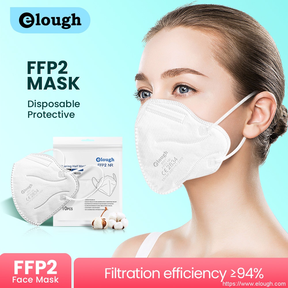 Elough 8861 10PCS/Pack Adult Fish Korean Face Mask Reusable ffp2 mask CE ffp3