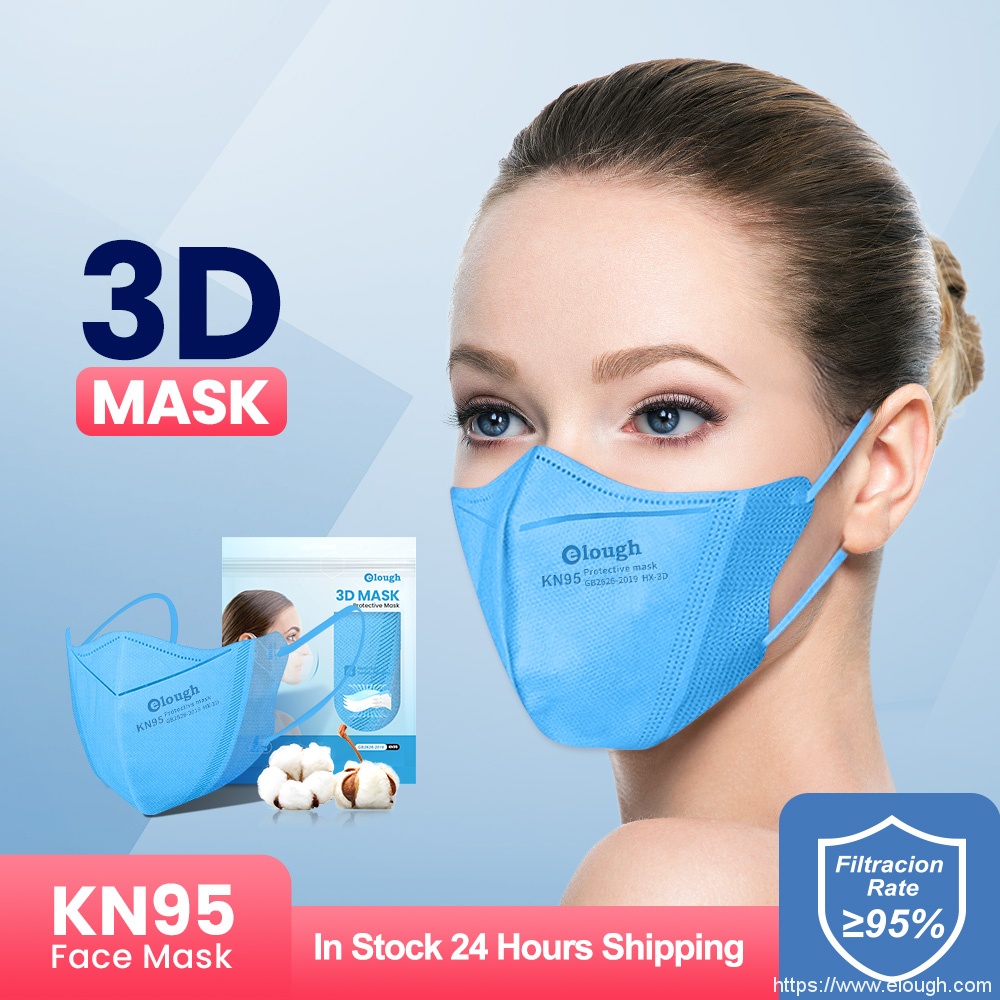 Elough HX-3D 10PCS/Pack mascarilla KN95 reusable 3D Stereo kn95 face mask