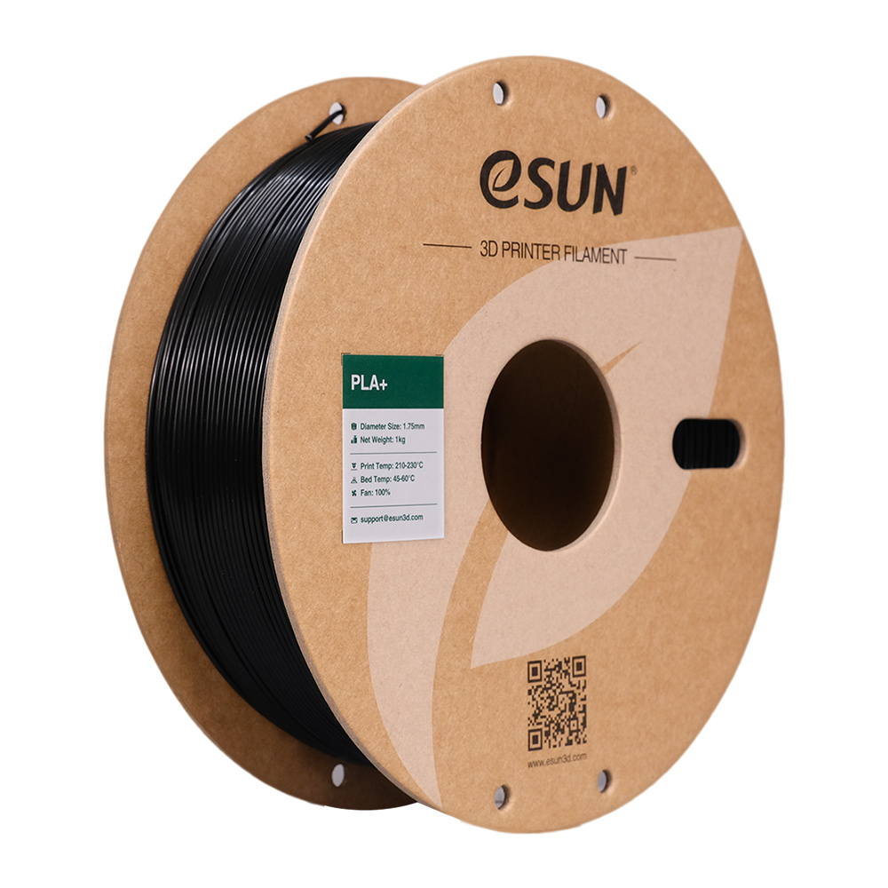 Buy 1.75mm eSun PLA+ 3d printing filament 1Kg - Black online