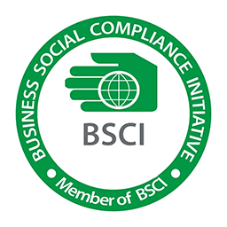 Certificado: nuestra fábrica está aprobada por la BSCI.