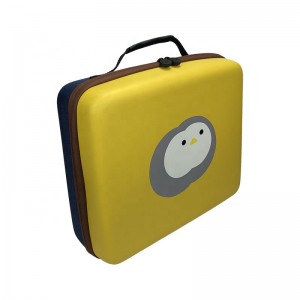 Özelleştirilebilir çocuk seyahat çantası EVA sert kabuk fermuarlı kutu çocuk malzemeleri taşınabilir çanta