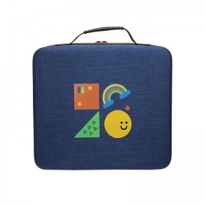 Prilagodljivi dječji putni kovčeg EVA kutija s patentnim zatvaračem od tvrde školjke dječje potrepštine prijenosna ručna torbica