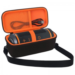 Eva Hard Travel Jbi-luidsprekerhoes voor Charge 4 Sony Leren Eva Hard Travel-verpakte minicase Bluetooth-luidsprekerhoes