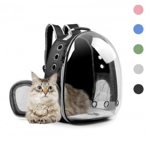 Hot Selling Cat bag ruksak za kućne ljubimce vanjska prijenosna prozirna svemirska kapsula torba za kućne ljubimce mačka prozračna ruksak torba za nošenje kućnih ljubimaca