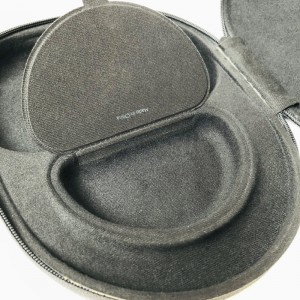 Novo dizajnirana putna torba za nošenje od tvrde eva PU kože prilagođene vodootpornoj futroli za slušalice
