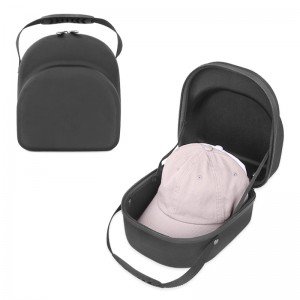 Bolsas de transporte para sombreros, caja de viaje Fedora, gorra impermeable personalizada, bolsa de viaje de béisbol para gorra Snapback Eva, funda para bolsa