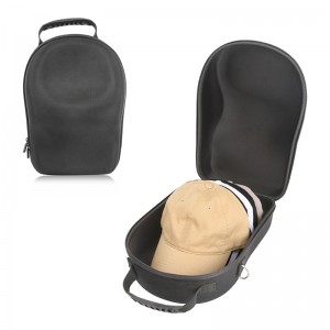 Universal Eva Cap Carrier Case Baseball Hat Travel Cap Bag Case Hard Shell Kananan Al'ada Mai hana ruwa Eva Zipper Case