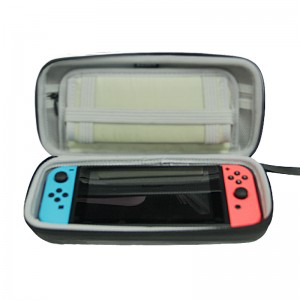 Nintendo Switch OLED ماڊل ٽريول گيم ڪيس لاءِ ڪسٽم ڪيئرنگ ڪيس نائنٽينڊو سوئچ پورٽبل هارڊ پروٽيڪٽو ڪيس نئون