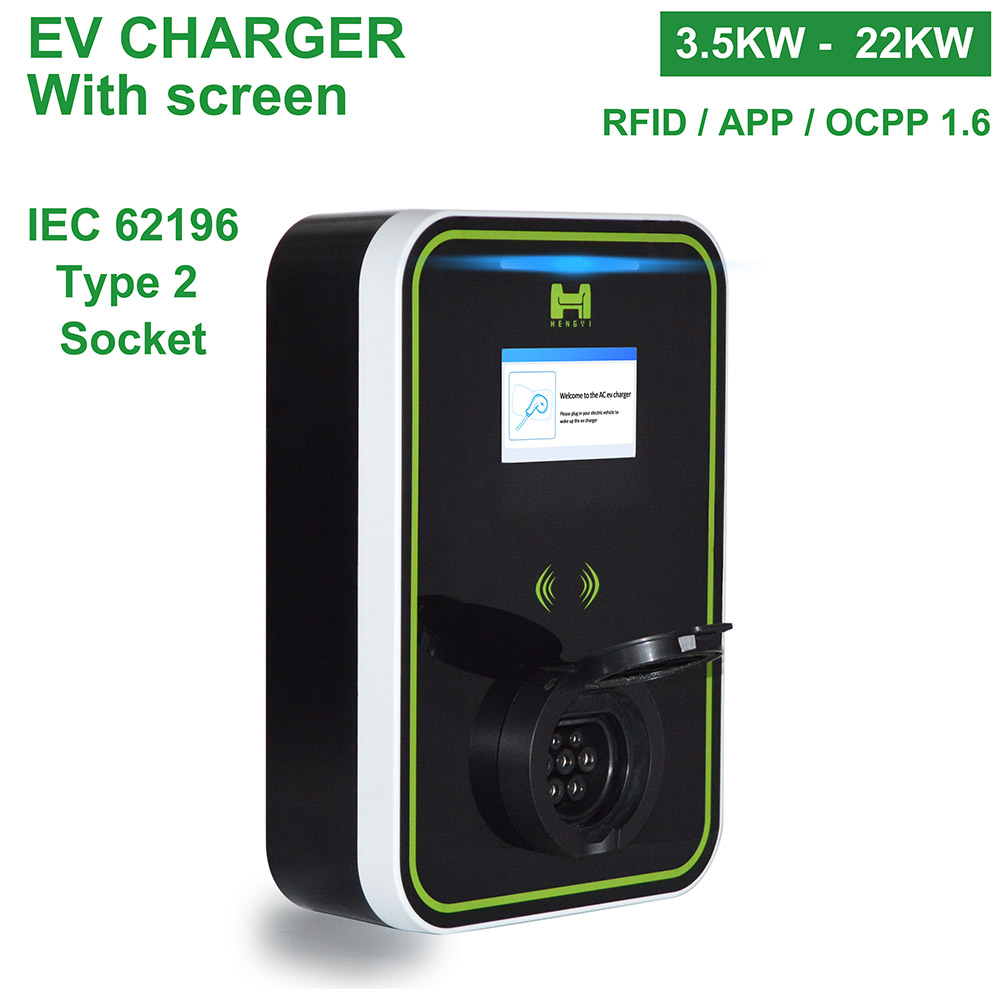  IEC61851 Mode 3 EV Charger (3.5KW,7KW,11KW,22KW) With IEC 62196 Female Socket
