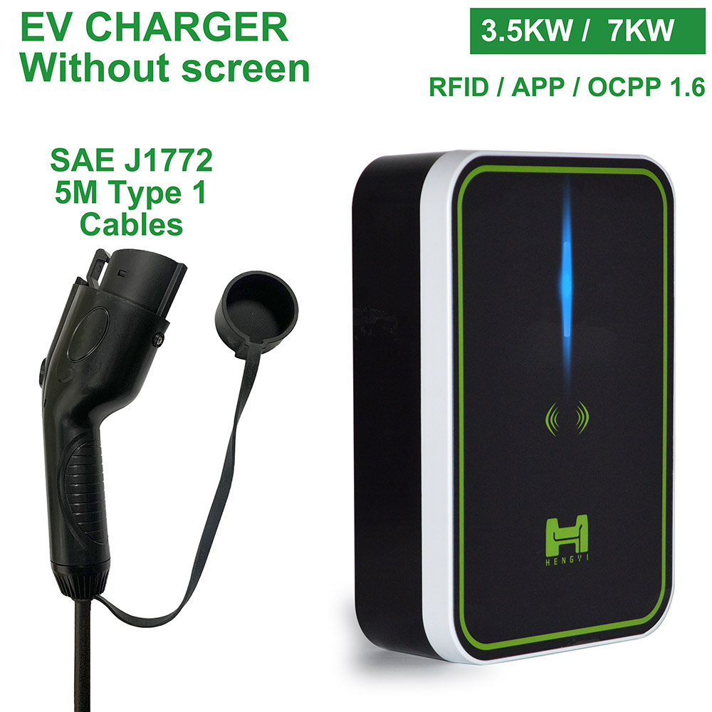 Level 2 Evse 3.5KW 16A 7.4KW 32A Fast ev charging stations ODM OEM
