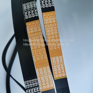 Kia Hyundai Generator belt 25212-25000 6PK2585 fan belt mbụ EPDM 100000km àgwà Ramelman ika pk belt