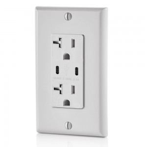 2021 High quality Usb Power Outlet - FTR20DC-3600 Dual USB Charger Type C Wall Outlet 20Amp Receptacle – Fahint