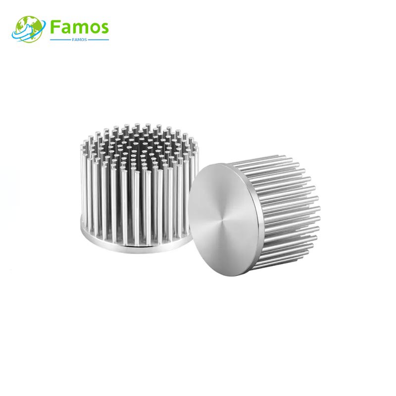 Cylindrical Pin Fin Heat Sink Custom | Famos Tech